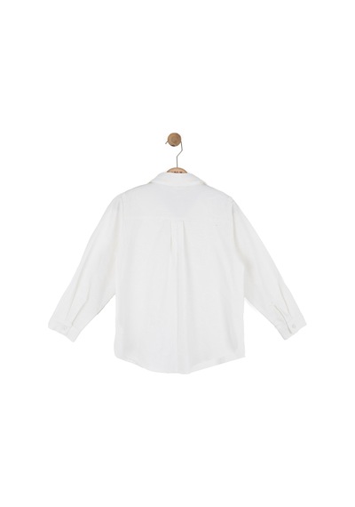 Xo Kids Kız Çocuk Gömlek 4-8 Yaş 31526 Beyaz