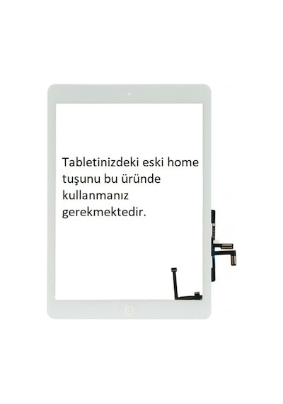 Apple Uyumlu iPad, A1822 Dokunmatik Home Tuşsuz 5. Nesil