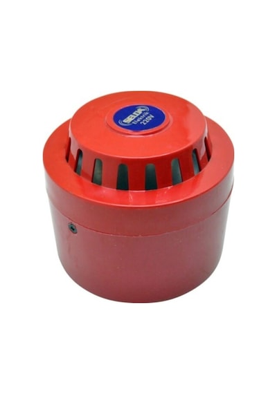 Yangın Alarm Ihbar Ikaz Sireni Acil Durum Korna 220 Volt Alarm Korna Siren 85 Desibel Ses Plastik