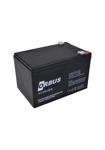 Orbus 12v 12ah Elektrikli Bisiklet -ups Bakımsız Kuru Akü