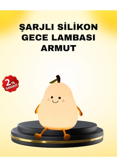 Dekoratif Armut Led Lamba Renk Ayarlı Şarj Edilebilir