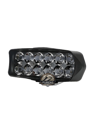 12 Led Motosiklet Farları Parlak Beyaz Işık 15000 Lümen Led Scooter Spot Işığı Motosiklet Sis Lambası