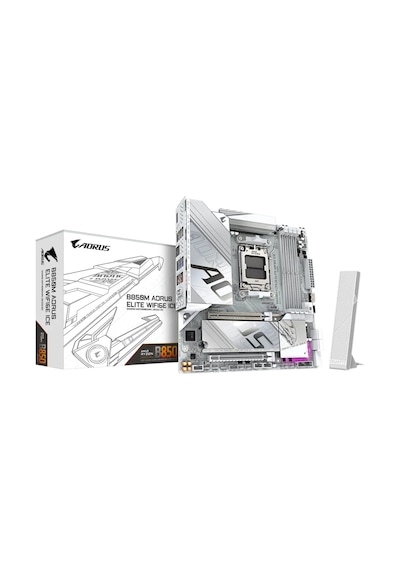 Gigabyte B850m Aorus Elite Ice Wifi-6e Soket Am5 8200mhz Oc Atx Aaaa11gıg0037