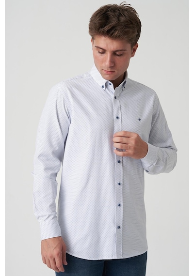 White Stone Alcácer Do Sal G2505 Slim Fit Gömlek Desenli Desenli Çok Renkli White Stone Alcácer Do Sal G2505 Slim Fit Gömlek Desenli Desenli Çok Renkli