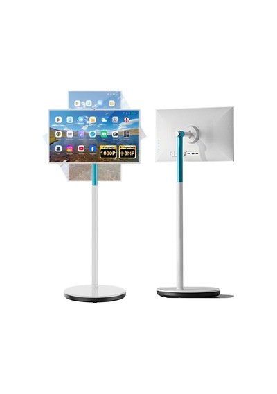 Leaderhub L27m 27 Inc 1920x1080 8g+128g Taşınabılır Dokunmatık Androıd Monıtor Beyaz