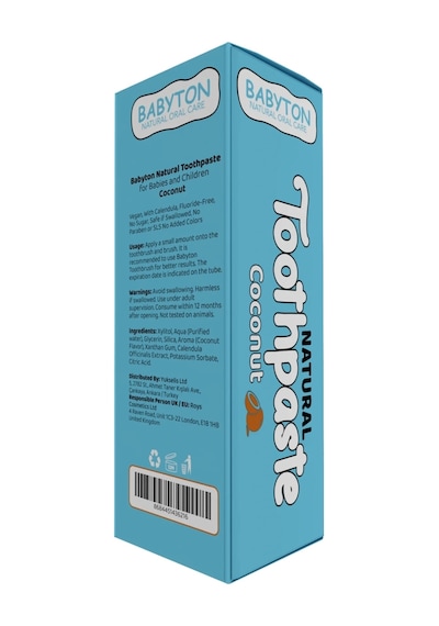 Babyton Organik Doğal Hindistan Cevizi Aromalı Diş Macunu 50 G