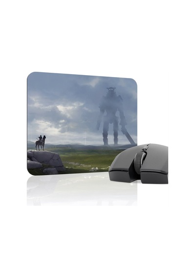 Shadow Of The Colossus Dikişli Kauçuk Oyuncu Mousepad V2 - 22x18 Gaming Mouse Pad