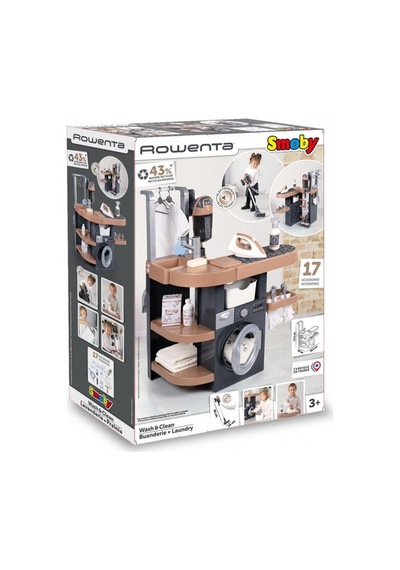Smoby Rowenta Wash&clean Laundry Oyun Seti 330327