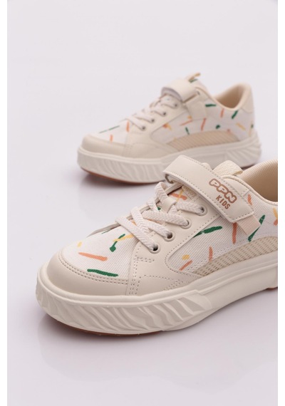 Pepino 1883 Çocuk Filet Spor Ayakkabı Krem