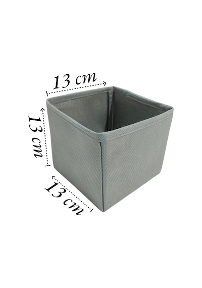 Balkan Room 6'li Gri Çekmece İçi Düzenleyici Organizer Set - Çok Amaçlı Dolap İçi Kutu Seti Genel