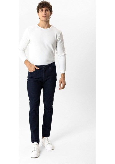 Back And Bond Koyu Lacivert Slim Fit 5 Cepli Denim Pantolon Çok Renkli