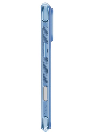 Apple iPhone Uyumlu 18 Pro Kılıf Wiwu Ag-203 Aeroguard Ultra Serisi M-safeli Airbag Standlı Kapak Açık Mavi
