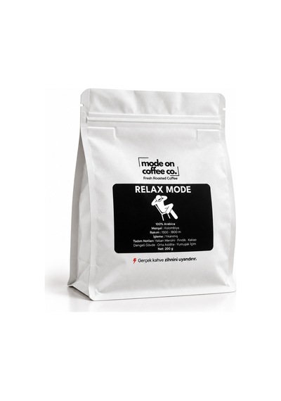 Relax Mode Kolombiya Filtre Ve Espresso Kahve 200 Gr %100 Arabica Yıkanmış - Espresso Makinesi İçin Öğütülmüş