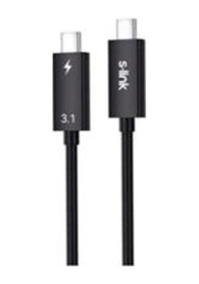 S-link Sl-tc302 Thunderbolt 3.0 2m 4k 60hz Pd100w Typec To Typec 40gbps Hızlı Data Kablosu Kdo