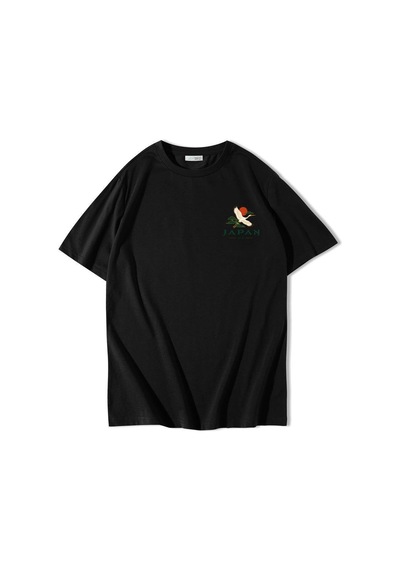 Brz Collectıon Brz Collection Unisex Oversize Japan T-shirt Siyah