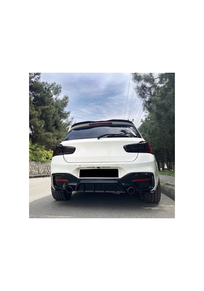 Bmw F20 1 Serisi 2015-2019 Arka Difüzör M Paket Uyumlu Piano Black Difüzör