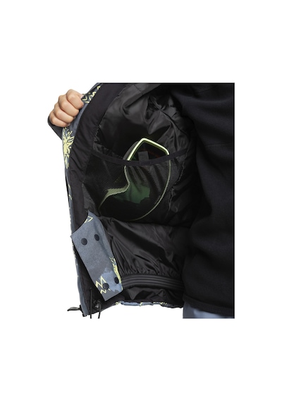 Quıksılver Quiksilver Erkek Çocuk Snowboard Montu Mission Printed Youth Sna Gri