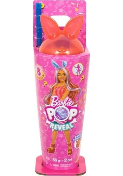 Pop Reveal Mikshake Serisi - Pembe Pop Reveal Shakes Serisi Bebek Ve Aksesuar Seti, Kokulu Ve Sevimli Kedicik Temalı Bebek Jcn87