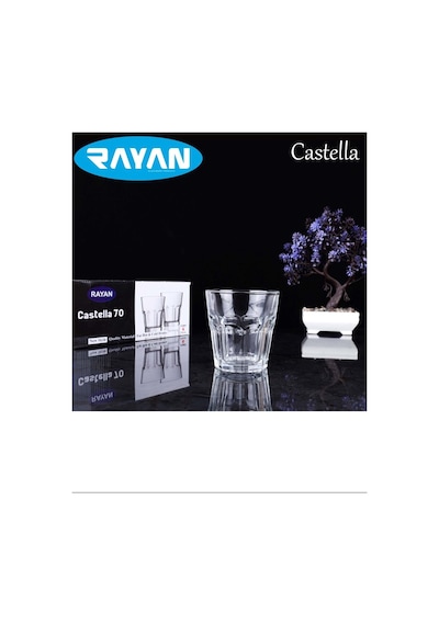 Castella 70 Model 6'lı Su Bardağı Royaleks-81732 Şeffaf