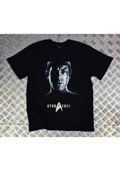 Stoned&Fame Unisex Siyah Star Trek Baskılı T-shirt SIYAH