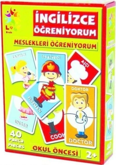 Meslekleri Öğreniyorum Eğitici Kartlar Lcegt005