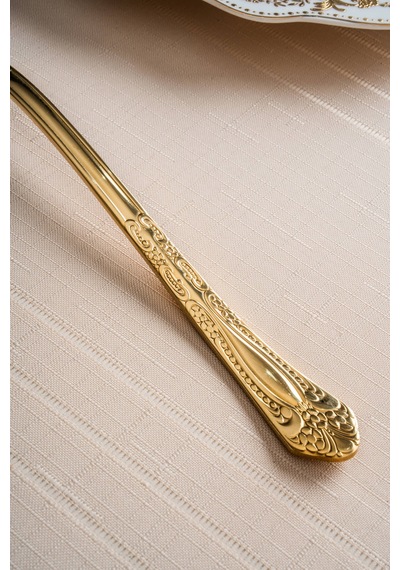 Acar Karat Star Gold Servis Kaşığı - 30 Cm