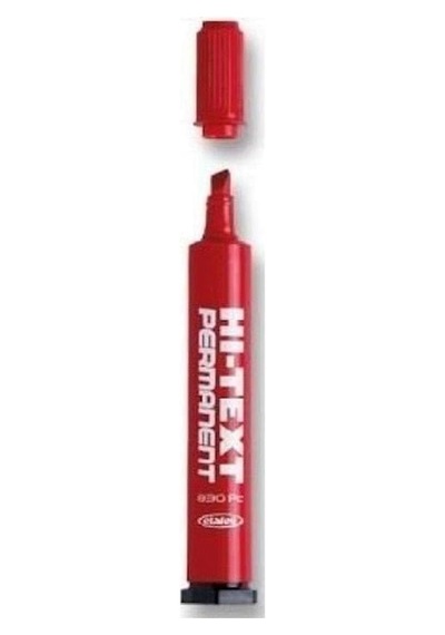 Fibracolor Hi-text 830pc Kesik Uçlu Permanent Kalem 6 Mm Kırm Genel