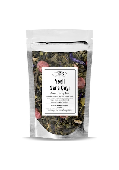 Tos The Organic Spices Yeşil Şans Çayı 100 G