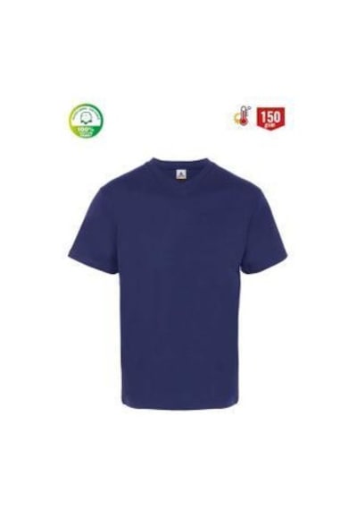Myform 8129 Comfort V Yaka Supreme T-shırt - Lacivert Çok Renkli