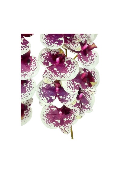 Yapay Çiçek Çilli Mor Islak Orkide Gerçeksi Doku Uzun Dal 90 Cm Diğer