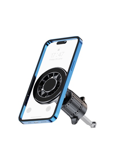 Zore Yc-19 Magnetik 360 Derece Oynar Başlıklı Telefon Tutucu Havalandırma Tasarım Siyah
