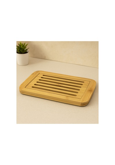 Bambu Kesim Panosu 21x36 Cm Hazneli, Izgaralı Çok Renkli Çok Renkli