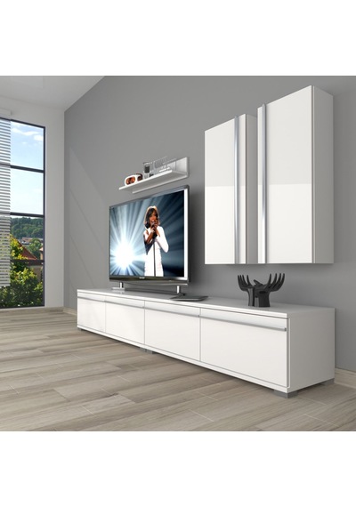 Decoraktiv Eko 5200t Mdf Tv Ünitesi Tv Sehpası - Parlak Beyaz