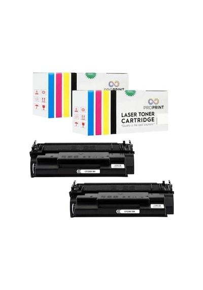 Proprint Hp 26x-cf226x M402d M402dn M402dne Siyah Uyumlu Toner 2 Adet 9000 Sayfa