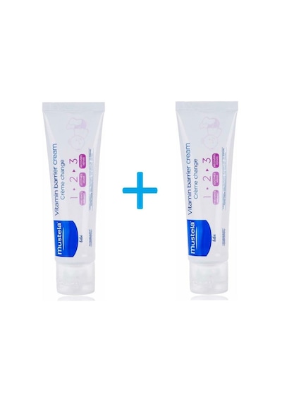 Mustela 1.2.3 Vitamin Barrier Pişik Kremi 2 x 100 ML