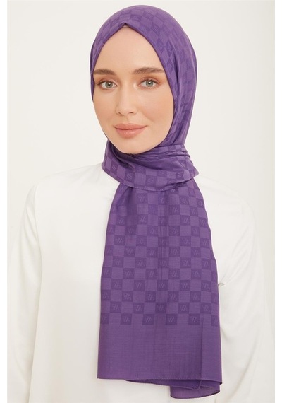Armine Trend P.monogram Şal2 4805 Mor Mor