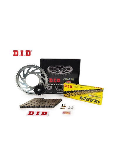 Did-jt 2016-2017 Triumph Scrambler Uyumlu Zincir Dişli Set Xring Gold Sarı Renk