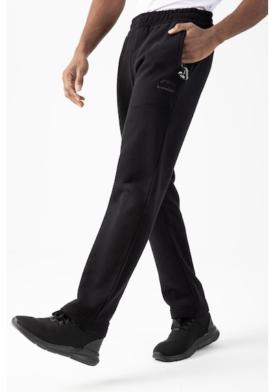Maraton Sportswear Comfort Erkek Düz Paça Basic Siyah Eşofman Altı 21845-siyah Siyah