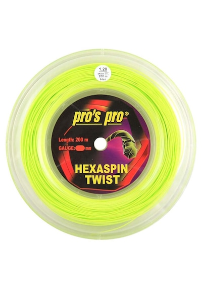 Pros Pro Hexaspin Twist 1,20 Mm. Raket Kordajı 200 Metre Lime D484-120d