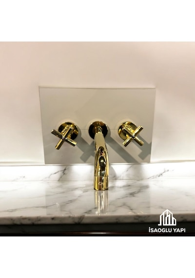 Gpd Gold Duvardan Ankastre Lavabo Bataryası Gpd Gold