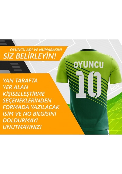 Acr Giyim Kişiye Özel Futbol Forması Level Modeli