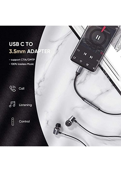 Ayrex Ugreen Type-c 3.5mm Çevirici Aux Kablo