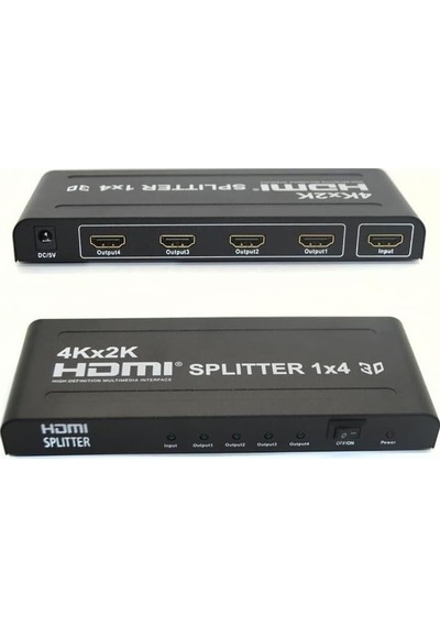 4k Hdmı Switch Splitter 4 Port Çoklayıcı Çoğaltıcı