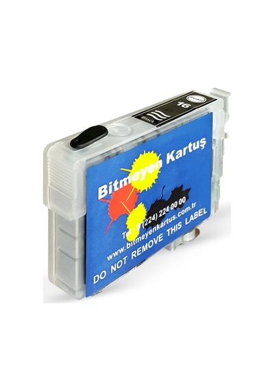 Epson 16Xl T1631 1634 Uyumlu Siyah Kolay Dolan Kartuş Dolu Wf