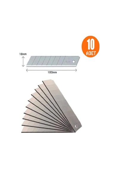 Metal Maket Bıçağı + 10 Yedek