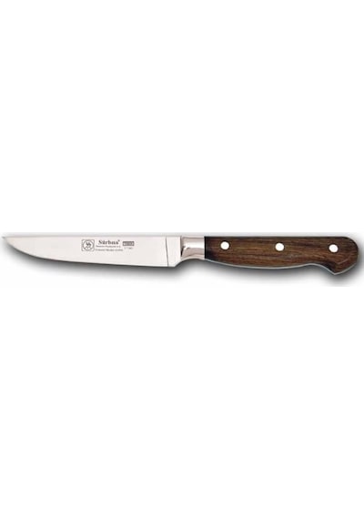 Sürbisa Ahşap Saplı Yöresel Mutfak Bıçağı 61004-ym 10.0 Cm Çok Renkli