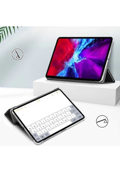 Apple Uyumlu iPad Pro 4. Nesil M2 2022 11 Inç Tablet Flip Smart Standlı Akıllı Kılıf Smart Cover Kılıf Apple Uyumlu iPad Pro 4. Nesil M2 2022 11 Inç Tablet Flip Smart Standlı Akıllı Kılıf Smart Cover Kılıf