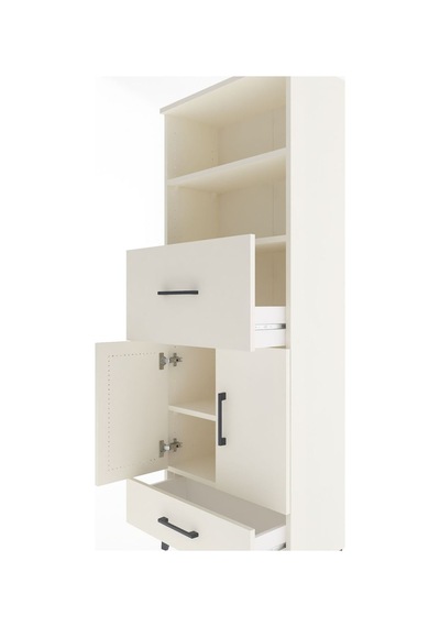 Arges Dolap 4 Raflı 2 Çekmeceli 2 Kapaklı 60x30x163 Aytaşı-ay... Aytaşı