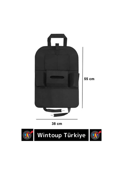 Özel Model Sağlam Keçe Elastan Üretim Pratik Sök Tak Oto Koltuk Arkası Çok Fonksiyonlu Organizer