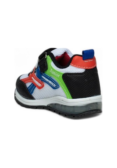 117 Çocuk Işıklı Sneaker Siyah/yeşil